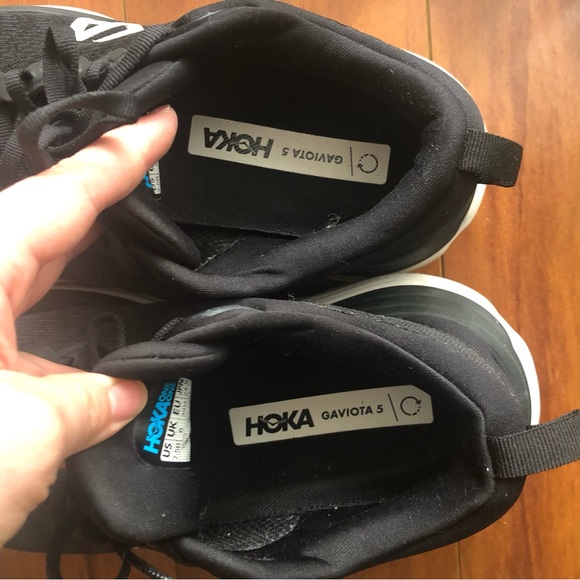 Hoka Womens Gaviota 5 Black Running Shoes - Picture 11 of 11